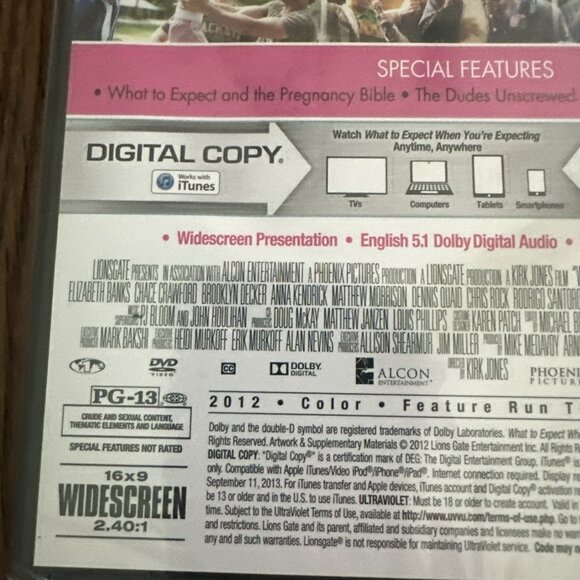 What to expect when you’re expecting DVD new sealed Jennifer Lopez Cameron Diaz - Picture 3 of 4